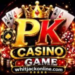 PKCASINO game app interface showing casino games and online earning options in Pakistan